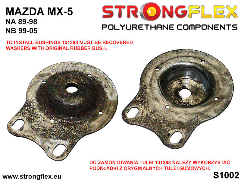 Strongflex 106128A 90ShA SPORT full suspension bush kit for Mazda MX-5 NA